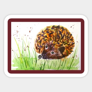 Sweet Hedgehog Sticker